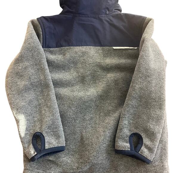 Hanna Andersson Active Fleece Navy Gray Jacket-Size 90-3T - Picture 2 of 4